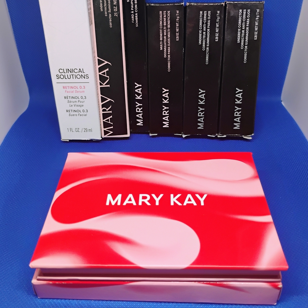 HUGE Mary Kay Bundle! Facial Serum, Under Eye Correctors, Eye Shadow And Pallett